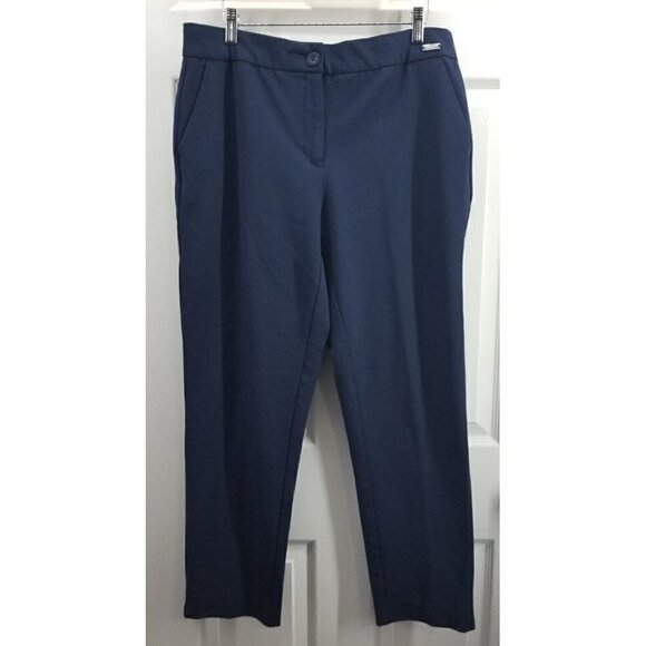 Badgley Mischka Blue Dress Pants Size 12 - Picture 1 of 7